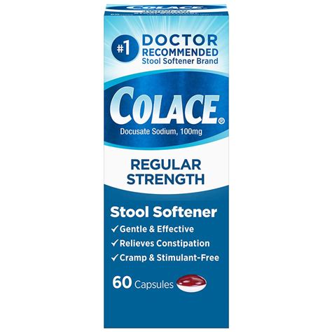 Colace walgreens - The price of Colace without insurance is around $25.80. Fortunately, you can use a free SingleCare Colace coupon and pay a discounted price of $2.53 for 0.6, 100 capsules Bottle of generic Colace. Our printable coupons are easy to access and can be used at pharmacies near you such as CVS, Walmart, Kroger, and Walgreens. 